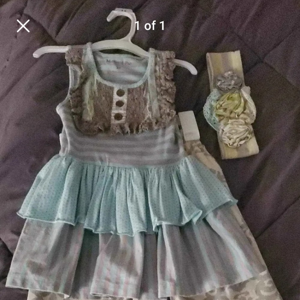 Mustard Pie EUC 2t plus headband